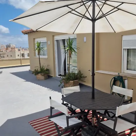 شقة Atico Con Esplendida Terraza كاديز